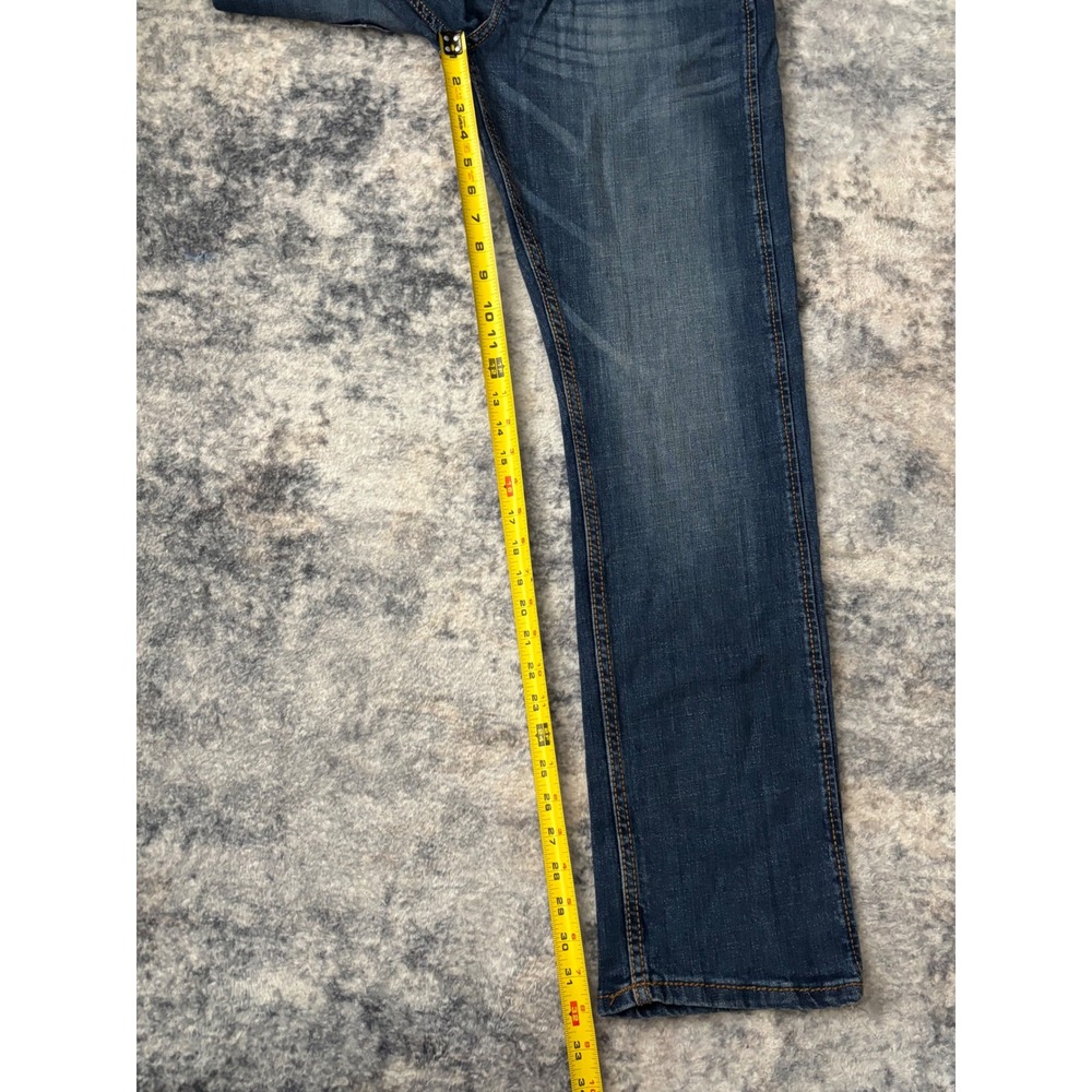 Wrangler Retro Slim Boot Jeans Mens 30x32 Blue Denim Western Bootcut Cowboy Fit‎ - Picture 10 of 11